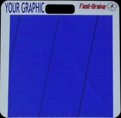 Fast-Brake 18x19 Base with Blue Washable Adhesive Mat - Customize Top Left Base With Your Graphic